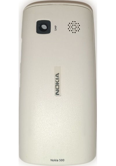 Nokia N500 Kasa Kapak Tuş Takımı N500 Uyumlu Beyaz Renk Orta Kasa