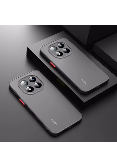 Xiaomi Redmi Note 14 Pro 4g Kılıf Mat Renkli Tuşlu Silikon Koruma