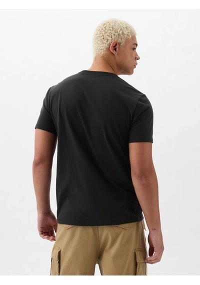 Gap V-everyday Soft Crew - Solıd Siyah