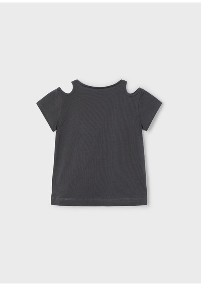 Mayoral Kız Çocuk T-shirt 3056 Gri