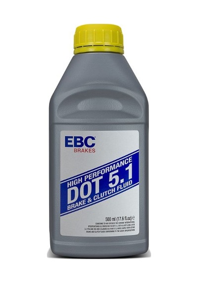 Dot 5.1 Fren Ve Debriyaj Hidrolik Yağı 500 Ml - Ebc Abs & Esp Uyumlu