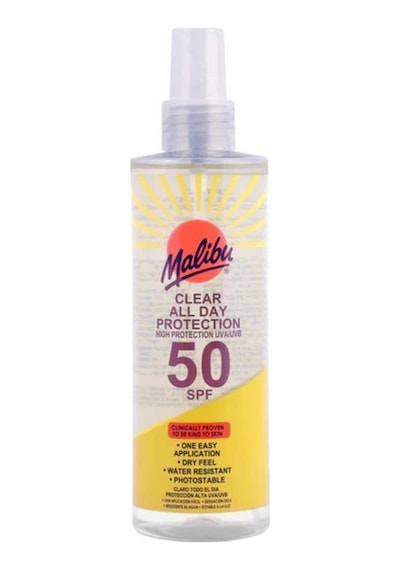 Malibu Güneş Koruyucu Gün Boyu Koruma Spreyi SPF50 250ml