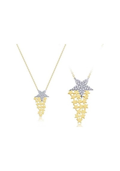Diamond Line-Gülaylar - Sarı Altın 14 Ayar Yıldız Kolye 264888668