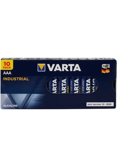 Varta 4003 Endüstriyel Alkalin Aaa İnce Kalem Pil 10'Lu