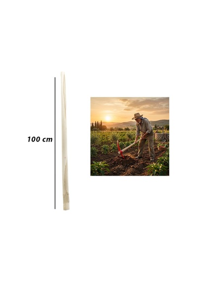 Krt-1027 Ks-0080 Ahşap Kazma Sap 100cm
