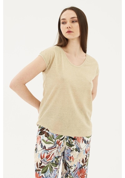 Fashion Friends Simli Bluz Gold Gold
