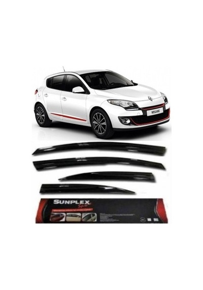 CAM RÜZGARLIĞI RENAULT MEGANE 3 2009-2016 ÖN-ARKA SPORT STYLE