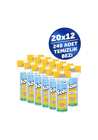 Solo Hijyenik Temizlik Bezi 12'li