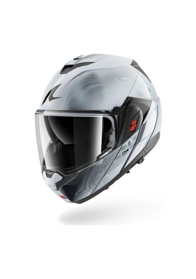 Kask Shark Oxo Speed-tech Çene Açılır Gümüş Siyah/gümüş