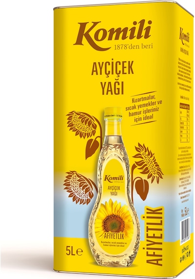 Komili Ayçiçek Yağı 5 L