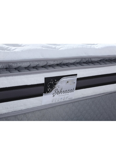 Royal Lux Bedding Şehrazat Pedli Paket Yaylı Yatak Tavşan Kumaş
