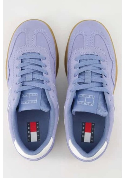 Tommy Hilfiger Kadın Mavi Greenwich Süet Sneaker Mavi