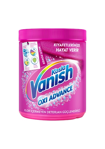 Vanish Multipower Leke Çıkartıcı & Deterjan Toz Renkliler İçin 800 G