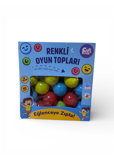 Oyun Havuzu Topları 50 Adet Kutulu 50 Adet