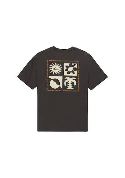 Quiksilver Evo Blossom Of Erkek Gri Outdoor T-shirt Eqyzt08264-3105