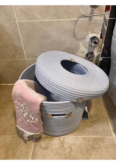 Zengin Design Home Çamaşır Sepeti Zdh-987 Bebe Mavi