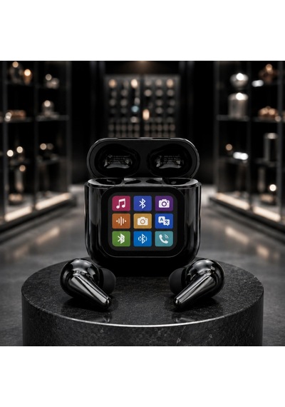 Aı Bluetooth Kulaklık Dokunmatik Ekranlı Akıllı Şarj Kutusu Çok Fonksiyonlu 00