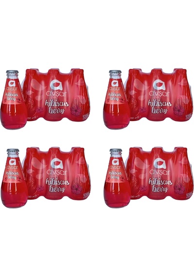 Avşar Hibiscus Berry Aromalı Maden Suyu 200 Ml X 24 Adet