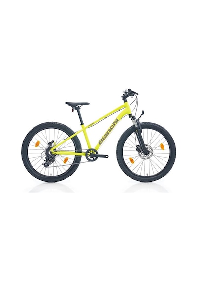 Bıanchı Xr24 Erkek Dağ Bisikleti 330h Md 24 Jant 8 Vites Yellow Fluo Sılver Graphıte Turkey Sarı