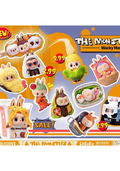 Pop Mart - Orijinal The Monsters Wacky Mart Serisi Bluetooth Telefon Kulaklığı Kutusu
