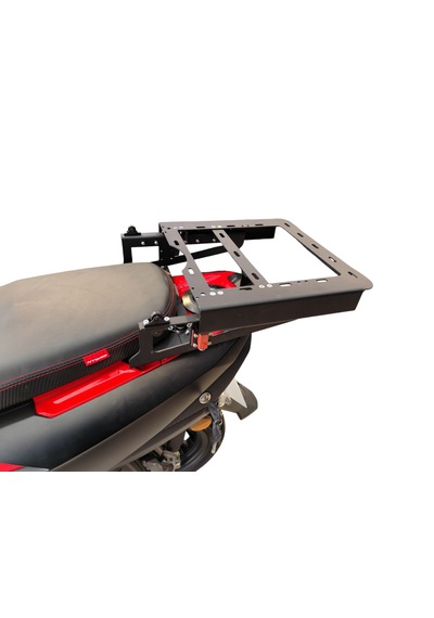 Tvs Ntorq 125 Kurye Çanta Demiri Tekerli Kayar Sistem Mat Siyah