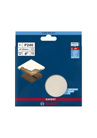 125 Mm 240 Kum Elek Telli Ağ Zımpara Kağıdı