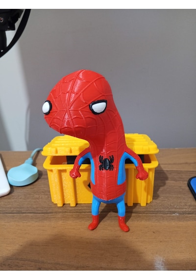 Spider-man Örümcek Adam Dekoratif Biblo 3d Baskı Gamer Masa Dekoru 1 Adet
