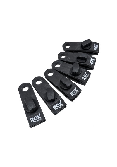 Rox Camping 0113 Abs Tarp Kamp Çadır Tente Branda Klipsi - 6 Adet