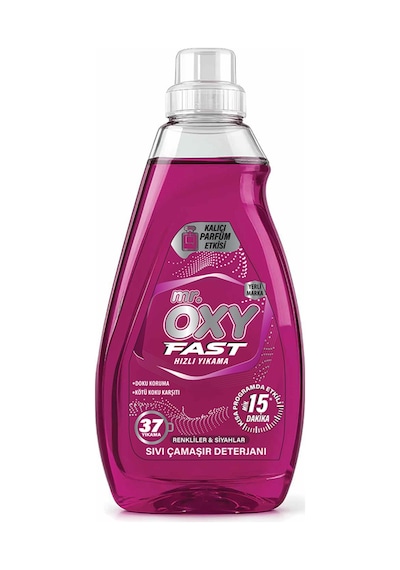 Mr.oxy Fast Hızlı Yıkama Sıvı Çamaşır Deterjanı 1.480 Ml 2 Adet Diğer