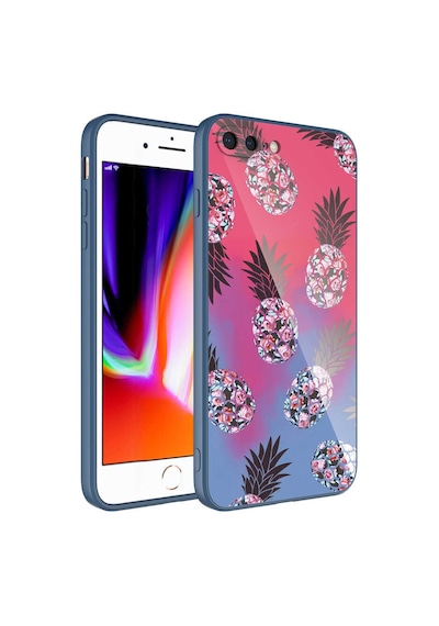 Ardemix Apple Uyumlu iPhone 7 Plus Kılıf Kamera Korumalı Desenli Sert Silikon Epoksi Kapak - No3 NO3
