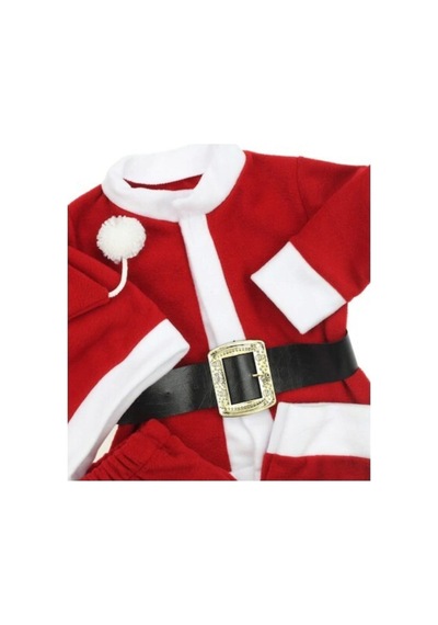 Pazarız Aryam Butik Erkek Çocuk Noel Baba Kostüm 1-2-3 Yaş Kırmızı