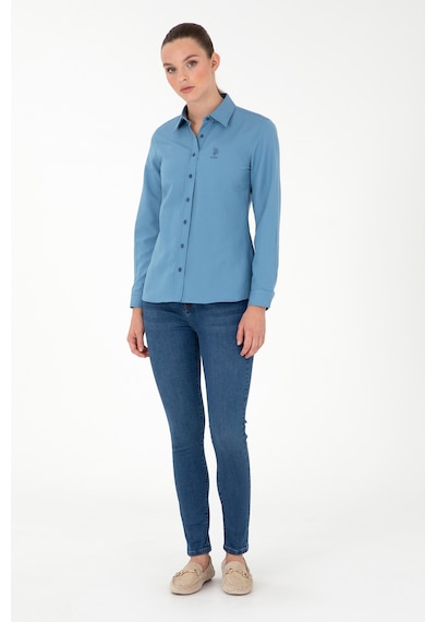 U.S. Polo Assn. Kadın Koyu Mavi Skinny High Waist Fit Jean Pantolon 50289300-DN0023