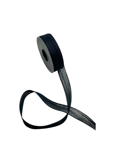 Nopel Keten Kurdele 2.5 Cm 20 Metre Siyah Siyah