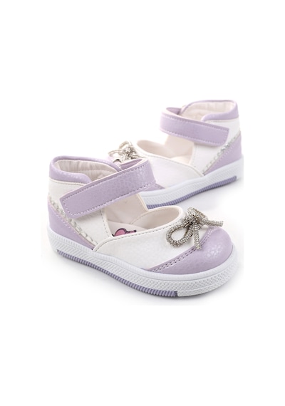 Şirin Bebe 3814 Ortopedik Taban Kız Çocuk Yazlık Ayakkabı Sandalet Lila