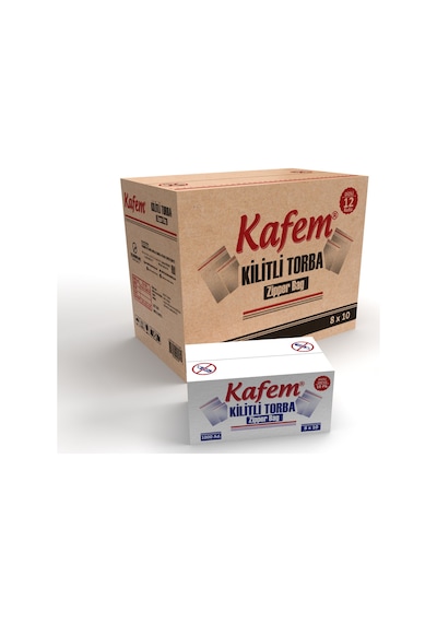 8 x 10 CM Kilitli Poşet / Naylon Torba ( 12.000 Adet ) Koli - Kafem