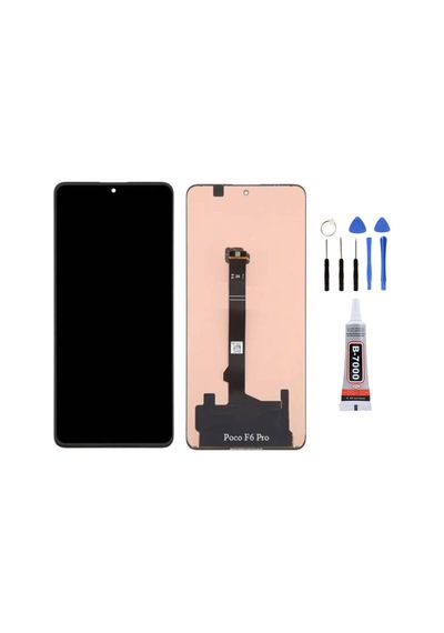 Xiaomi Poco F6 Pro Oled Lcd Ekran Dokunmatik Tamir Seti Yapıştırcı Set Yedcom