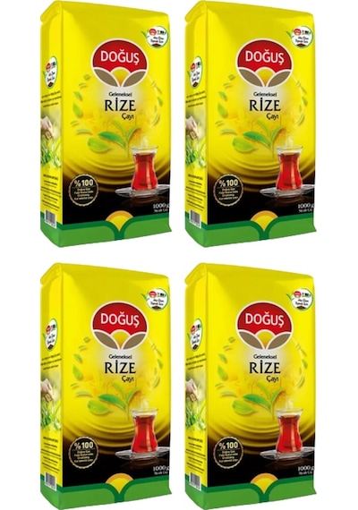 Doğuş Geleneksel Dökme Rize Siyah Çay 4 x 1 KG