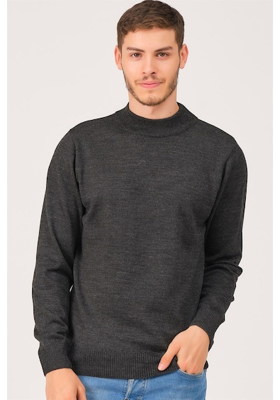 V0004 Dewberry Erkek Turtleneck Kazak-antrasit V0004 Dewberry Erkek Turtleneck Kazak-antrasit