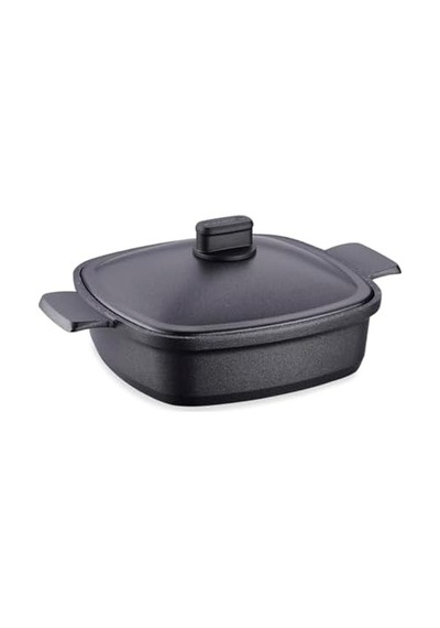 Casterra Kare Döküm Kısa Tencere 26x26x7 Açık Altın