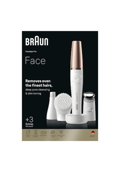 Braun Facespa Pro Yüz Epilatörü, + 3 Ekstra, 911
