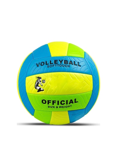 Hsport Softtouch Voleybol Topu No:5 Pompa Hediyeli Yeşil Açık Gri