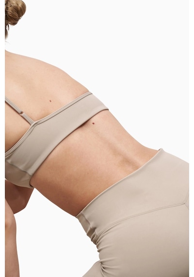 Because Of Alice Base Sculpting Flared Leggings Şekillendirici Yüksek Bel Bol Paça Kadın Tayt Açık Kahverengi