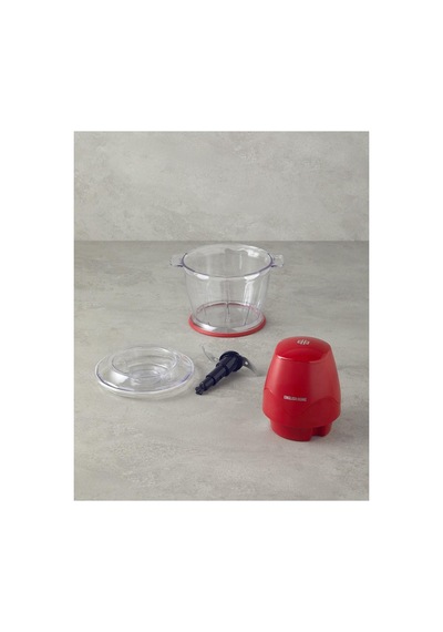 Plastik Doğrayıcı Rondo 500 W Kırmızı Renk Eng Lish Home
