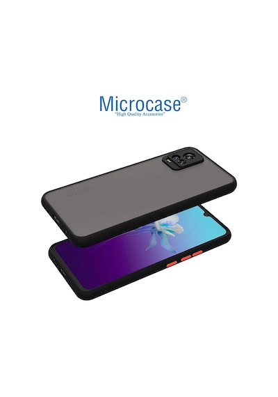 Vivo Y73 London Serisi Darbeye Dayanıklı Kılıf - Siyah AL3415