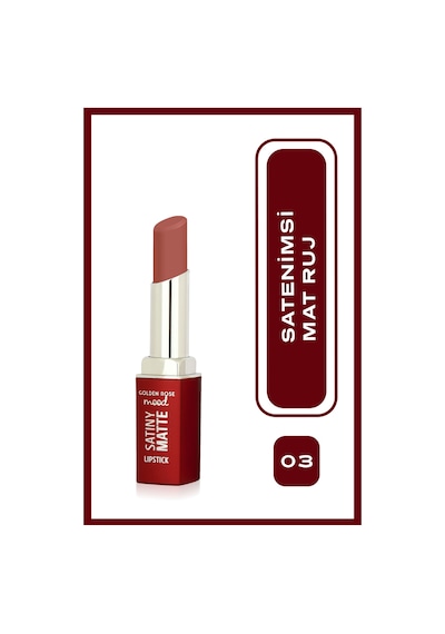 Mood Satiny Mat Rujno:03 Nude Rose 03