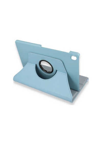 M10 Fhd Plus X606f Kılıf 360 Tablet Deri Kılıf - Turkuaz İtdark25523