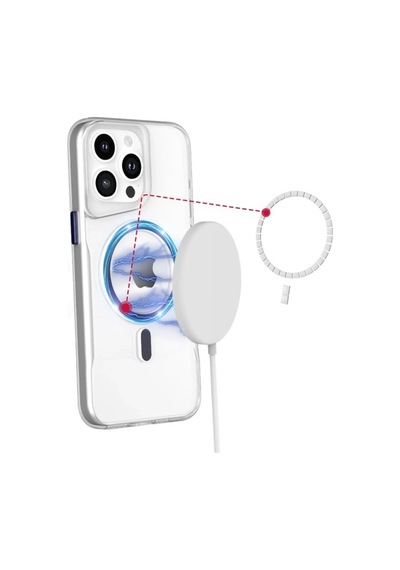 Flzdgnkr Newface İphone 16 Plus Kılıf Pc Poso Magsafe Kapak - Şeffaf
