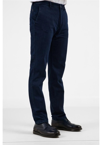 İmza Lacivert Yan Cep Casual Comfort Fit Pamuklu Chino Pantolon 1003255171 Lacivert