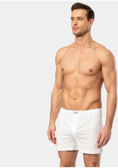 Türen Erkek Penye Boxer 130/Beyaz 001