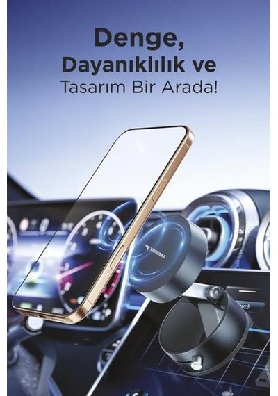 Torima Jx-054 Beyaz Manyetik 180 Derece Dönebilen Plastik Telefon Tutucu